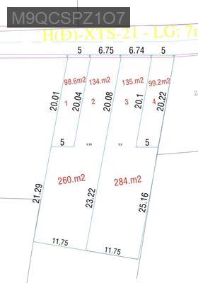 đất 5x20m.  vị trí đẹp 1/ Đồng Bà Canh , - Xã Xuân Thới Sơn  -  Huyện Hóc Môn 