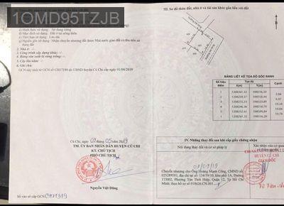 đất cầm ngân hàng cần bán gấp, 2 mặt tiền,gần cầu rạch tra, củ chi - Xã Bình Mỹ  -  Huyện Củ Chi 