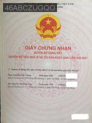 Bán nhà - Phường 2  -  Quận Tân Bình  - 96m² - 23tỷ