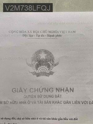 cần bán gấp - Phường Tân Thới Hiệp  -  Quận 12 