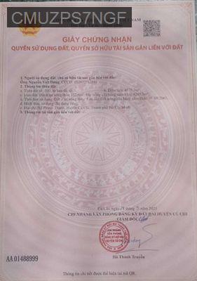 Cần bán nhà vườn ờ ấp Bàu Trâu, xã Phước Thạnh - Xã Phước Thạnh  -  Huyện Củ Chi 