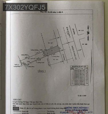 NHÀ BÁN HOẶC CHO THUÊ MẶT TIỀN ĐƯỜNG TÔ NGỌC VÂN - Phường Tam Phú  -  Quận Thủ Đức 