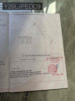 nhà đất củ chi chính chủ - Xã Phú Hòa Đông  -  Huyện Củ Chi 