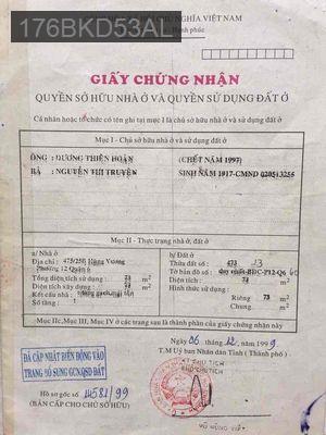 nhà bán cư xa phú lâm phường 12 quận 6 - Phường 12  -  Quận 6 