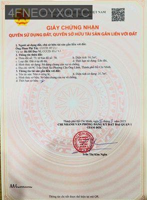 💎 BÁN NHÀ QUẬN 1 - TRẦN ĐÌNH XU - 3,25 TỶ (TL) - Phường Cô Giang  -  Quận 1 