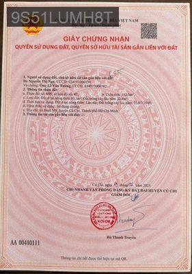 cần bán lô đất 1/ hà duy phiên , ngay uỷ ban xã bình mỹ - Xã Bình Mỹ  -  Huyện Củ Chi 