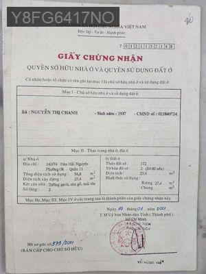 ​[HÀNG HIẾM TRUNG TÂM]: Bán Đất Hẻm Xe Hơi 8M Hàn Hải Nguyên, Q11 - Phường 8  -  Quận 11 