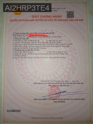 Nhà cần bán gấp ,liên hệ chính chủ,thương lượng ,số đt *** - TT. Nhà Bè  -  Huyện Nhà Bè 