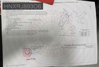 Chính chủ bán nhà Quang Trung Gò Vấp-HXH-3PN-vào ở ngay - Phường 8  -  Quận Gò Vấp 