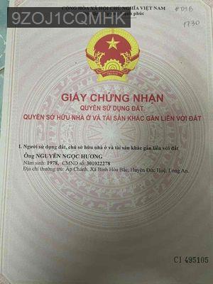 Chính chủ cần bán gấp lô đất H9 Centana điền phúc thành - Phường Long Trường  -  Quận 9 
