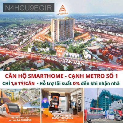 THE ASPIRA - CĂN HỘ SMARTHOME - GÓP 8TR/THÁNG - NGAY METRO SỐ 1 - Phường Tân Bình  -  Thị xã Dĩ An 