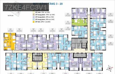 CĂN HỘ GIÁ SIÊU TỐT, CĂN GÓC 2PN GIÁ 1TY5, VIEW NHÌN VÊ LANDMARK 81 - Phường 6  -  Quận 8 