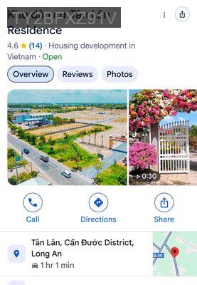 Xả bớt miếng đất ai cần đón đầu Vin thì alo - Thị trấn Cần Đước  -  Huyện Cần Đước 