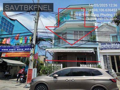 Ngợp bank bán gấp căn nhà 2 MT Bình Đông đang cho thuê 40tr/th  có TL - Phường 15  -  Quận 8 