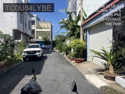 Dãy phòng trọ 103m2 gồm 6p hẻm nhựa 7m Thới Tam Thôn 6 sát Quận 12 - Xã Thới Tam Thôn  -  Huyện Hóc Môn 