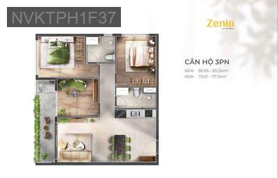 Bán chung cư - Phường Bình Hòa  -  Thị xã Thuận An  - 54m² - 2.484tỷ