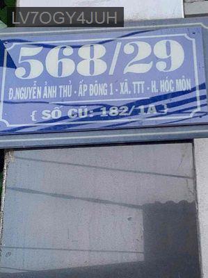 bán nhà 1 xẹc nguyễn ảnh thủ - Xã Thới Tam Thôn  -  Huyện Hóc Môn 