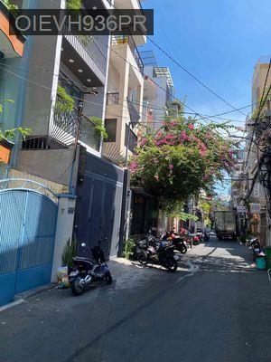 nhà mặt tiền hẻm cách bờ kè trường sa 15m - Phường 14  -  Quận 3 