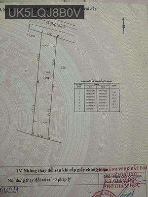Chính chủ bán đất mặt tiền Phạm Thị Thàng, Phước Hiệp, Củ Chi, 401m2 - Xã Phước Hiệp  -  Huyện Củ Chi 