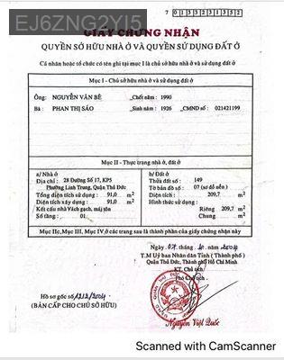 BÁN NHÀ MẶT TIỀN ĐƯỜNG 209M2 NỘI BỘ SÁT XA LỘ HÀ NỘI THỦ ĐỨC - Phường Linh Trung  -  Quận Thủ Đức 