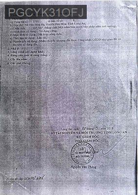 bán đất thổ cư xã đức hoà hạ - Xã Đức Hoà Hạ  -  Huyện Đức Hòa 