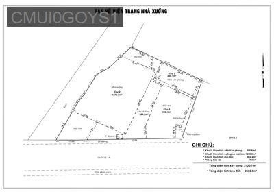 Bán nhà - Phường Thạnh Xuân  -  Quận 12  - 2633m² - 50tỷ