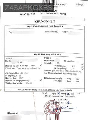 🔥HXH GÒ VẤP - DT LỚN - TƯƠNG LAI XÂY CHDV - YÊN TĨNH THOÁNG MÁT🔥 - Phường 16  -  Quận Gò Vấp 
