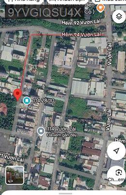 Đất hẻm 94 Vườn Lài, Phường An Phú Đông, Quận 12, Tp HCM - Phường An Phú Đông  -  Quận 12 