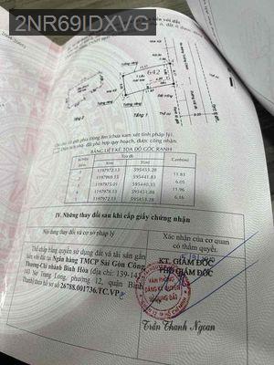 Nhà trệt lầu ngang đẹp - Phường Tân Hưng Thuận  -  Quận 12 