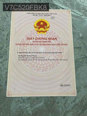 chính chủ cần bán gấp - Xã Long Hậu  -  Huyện Cần Giuộc 