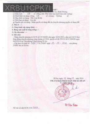 bán nhà sổ chung 3 nhà 1 sổ đường lý thường kiệt, dĩ an - Phường Dĩ An  -  Thị xã Dĩ An 