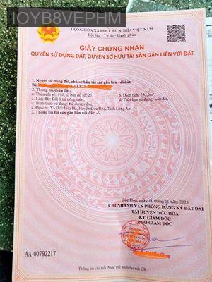CẦN BÁN DÃY NHÀ TRỌ 12 PHÒNG CÓ SẴN MÁY LẠNH - XÂY HOÀN THÀNH THÁNG 9 - Xã Đức Hoà Hạ  -  Huyện Đức Hòa 