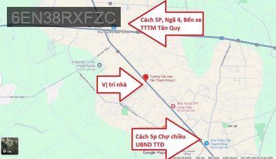 Nhà bán gần Ngã Tư Tân Quy - Xã Tân Thạnh Đông  -  Huyện Củ Chi 