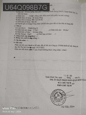 Nhà mới 1 sẹc Lô Tư. - Phường Bình Hưng Hòa A  -  Quận Bình Tân 