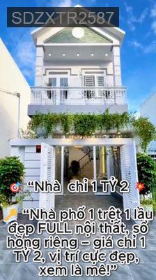 “Nhà đẹp chỉ 1 TỶ 2, FULL nội thất xem là mê!” - Xã Phạm Văn Hai  -  Huyện Bình Chánh  “Nhà đẹp chỉ 1 TỶ 2, FULL nội thất xem là mê!” - Xã Phạm Văn Hai  -  Huyện Bình Chánh