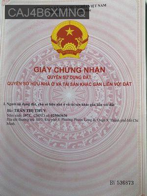 Đất mặt tiền đường 120 TP Thủ Đức (Quận 9 cũ) tiện lợi giao thông - Phường Tân Phú  -  Quận 9 