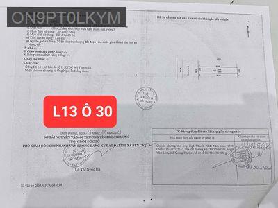 Bán nhà mặt tiền - Phường Thới Hòa  -  Thị xã Bến Cát  - 150m² - 2.33tỷ