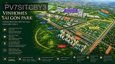 CHÍNH THỨC NHẬN BOOKING VINHOMES SÀI GÒN PARK - Xã Tân Thới Nhì  -  Huyện Hóc Môn 