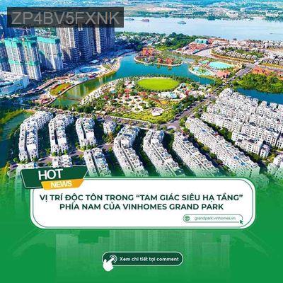 Căn hộ cao cấp - 67m2 - 2PN2WC - Vinhomes Grand Park Q9 - Phường Long Thạnh Mỹ  -  Quận 9 