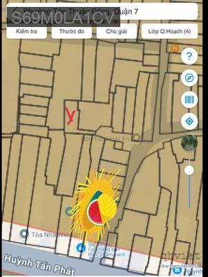 Cần bán nhà Q7.nhà đang ở, nhà DT 53,3m2 đã có sổ hồng chính chủ - Phường Tân Thuận Đông  -  Quận 7 