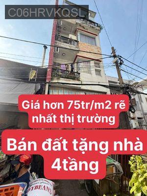 BÁN NHÀ TRỊNH ĐÌNH TRỌNG TÂN PHÚ - HẺM 4M THÔNG 107M2 - CHỈ 7 TỶ 5 - Phường Phú Trung  -  Quận Tân Phú 