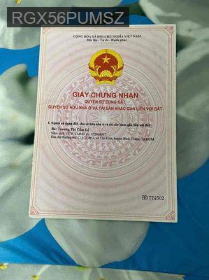 Nhà chính chủ sổ hồng riêng - Xã Tân Kiên  -  Huyện Bình Chánh 