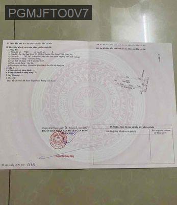 Đất chính chủ có sổ Mỹ Lệ Cần Đước Long An - Xã Mỹ Lệ  -  Huyện Cần Đước 