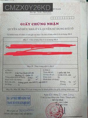 Bán khách sạn 347 Sư Vạn Hạnh, ngay sát Vạn Hạnh Mall - Phường 12  -  Quận 10 