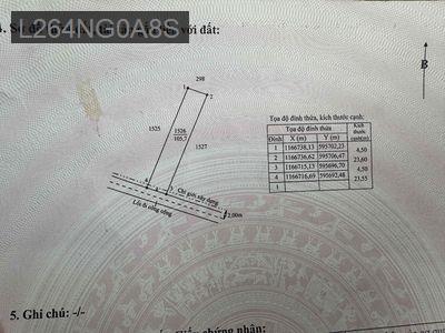 Chính chủ cần bán 105,7m2 thổ cư, cách chợ Trạm 500m - Xã Mỹ Lệ  -  Huyện Cần Đước 