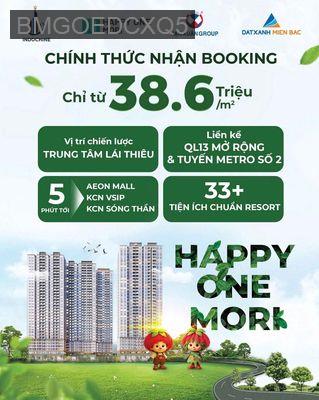 Booking Happy One Mori chỉ từ 25 triệu. Dự án  Bình Dương. - Phường Lái Thiêu  -  Thị xã Thuận An 