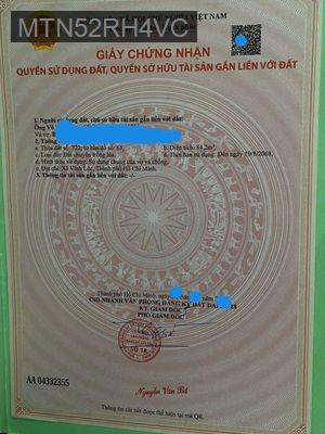 Bán 2 lô liền kề 8,8mx20 - Xã Vĩnh Lộc A  -  Huyện Bình Chánh 