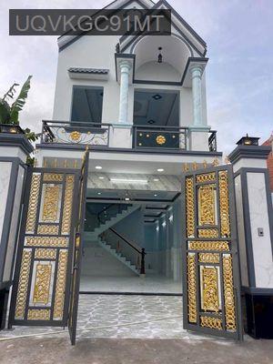 Bán nhà mt 1 trệt 1 lầu Dương Công Khi Hóc Môn,diện tích 90m2 shr - Xã Tân Thới Nhì  -  Huyện Hóc Môn 