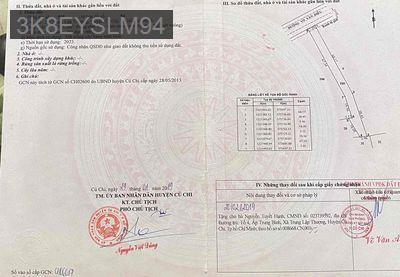 Kẹt Tiền cần Bán đất mặt tiền Đường Võ Văn Điều Xã Trung Lập Thượng - Xã Trung Lập Thượng  -  Huyện Củ Chi 