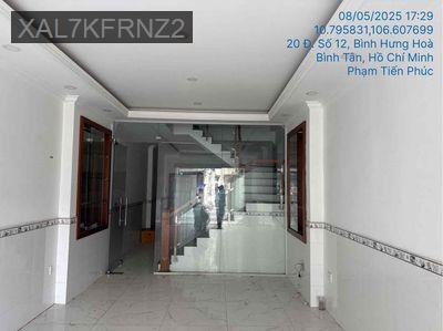 bán nhà mặt tiền diện tích 71,2m2 đường số 12 quận bình tân - Phường Bình Hưng Hòa  -  Quận Bình Tân 